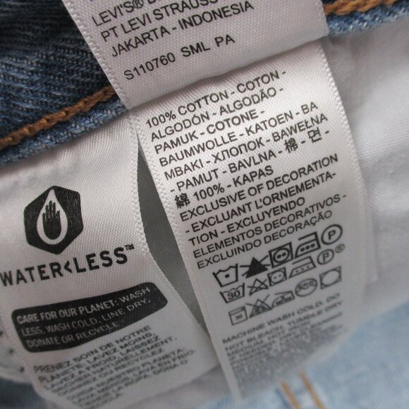 Levis Silvertab Jeans 'Womens 34 Blue Denim '94 Baggy Distressed 34x30 - Picture 11 of 16